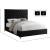 Cruz Velvet Full Size Bed