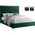 Cruz Velvet Full Size Bed