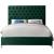 Cruz Velvet King Size Bed