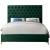 Cruz Velvet King Size Bed