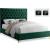 Cruz Velvet King Size Bed