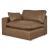 Emilia 2-Piece Leather Modular Loveseat