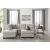 Mahoney 2-Piece Polyester L-Shaped Sectional Sleeper w/Left Arm Chaise Facing