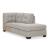 Mahoney 2-Piece Polyester L-Shaped Sectional Sofa w/Right Arm Chaise Facing