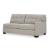Mahoney 2-Piece Polyester L-Shaped Sectional Sofa w/Left Arm Chaise Facing