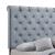 Warner Velvet Upholstered Bed