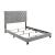 Warner Velvet Upholstered Bed