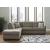 Mahoney 2-Piece Polyester L-Shaped Sectional Sleeper w/Left Arm Chaise Facing