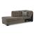Mahoney 2-Piece Polyester L-Shaped Sectional Sofa w/Left Arm Chaise Facing