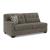 Mahoney 2-Piece Polyester L-Shaped Sectional Sofa w/Right Arm Chaise Facing