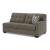 Mahoney 2-Piece Polyester L-Shaped Sectional Sofa w/Left Arm Chaise Facing