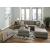 Mahoney 2-Piece Polyester L-Shaped Sectional Sofa w/Right Arm Chaise Facing