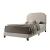 Tamarac Fabric Upholstered Nailhead Panel Bed, Eastern King Size