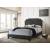 Tamarac Fabric Upholstered Nailhead Panel Bed, Eastern King Size