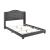 Sonoma Fabric Camel Back Headboard Panel Bed, Queen Size