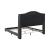 Sonoma Fabric Camel Back Headboard Panel Bed, Queen Size