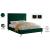 Jasmine Velvet King Size Bed