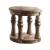 Mika Wood Round Storage Coffee Table Set