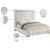 Dolce Velvet King Size Bed