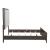 Modern Edge Upholstered Bed | Caffe Finish by Liberty