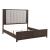 Modern Edge Upholstered Bedroom Set | Caffe Finish