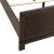 Modern Edge Fabric/Wood Queen Size Upholstered Bed