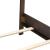 Modern Edge Fabric/Wood Queen Size Upholstered Bed