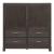 Modern Edge Wood Dressing Chest w/2 Doors & 4 Drawers