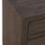 Modern Edge Wood Nightstand w/Charging Station & 3 Drawers