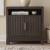 Modern Edge Wood Bedside Chest w/Charging Station & 2 Doors