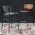 Fifties Leather/Metal Counter Stool