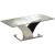 Sloane Glass/Steel Coffee Table