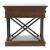 Tribeca Rectangular Wood Cocktail Set | Cordovan Brown