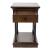 Tribeca Rectangular Wood Chair Side Table w/Drawer