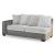 SM Clairette Court Fabric/Faux Leather Left 2-Piece Sectional w/Chaise