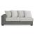 SM Clairette Court Fabric/Faux Leather Left 2-Piece Sectional w/Chaise
