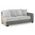 SM Clairette Court Fabric/Faux Leather Right 2-Piece Sectional w/Chaise