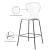 Clarion Polycarbonate Counter Stool with Metal Frame