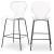 Clarion Polycarbonate Counter Stool with Metal Frame