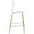 Clarion Polycarbonate Counter Stool with Metal Frame