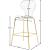 Clarion Polycarbonate Counter Stool with Metal Frame