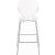 Clarion Polycarbonate Counter Stool with Chrome Metal Frame