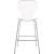 Clarion Polycarbonate Counter Stool with Metal Frame