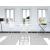 Clarion Polycarbonate Counter Stool with Metal Frame