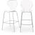 Clarion Polycarbonate Counter Stool with Chrome Metal Frame