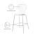 Clarion Polycarbonate Counter Stool with Metal Frame