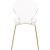 Clarion Polycarbonate Dining Chair with Metal Frame