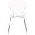 Clarion Polycarbonate Dining Chair with Chrome Metal Frame