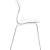 Clarion Polycarbonate Dining Chair with Metal Frame