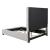 Panes Fabric Tufted Upholstered Panel Bed, Queen Size